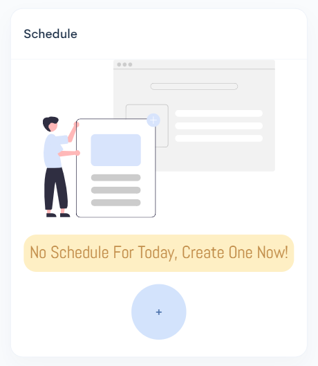 Create schedule illustration